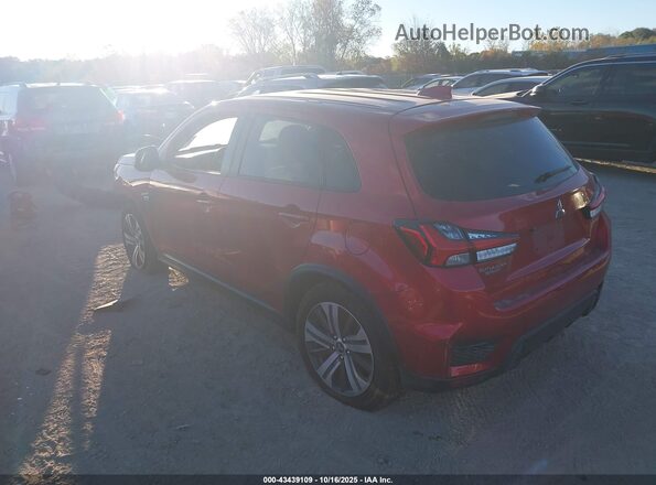 JA4AP3AU7LU030588 2020 MITSUBISHI OUTLANDER SPORT Красный Задняя левая четверть