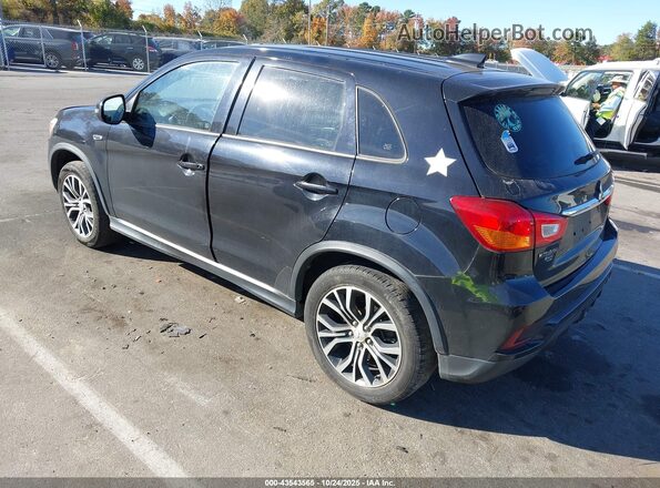 JA4AP3AW2JU012918 2018 MITSUBISHI OUTLANDER SPORT Black უკანა მარცხენა