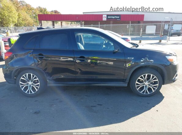 JA4AP3AW2JU012918 2018 MITSUBISHI OUTLANDER SPORT Black უკანა სალონის ხედი