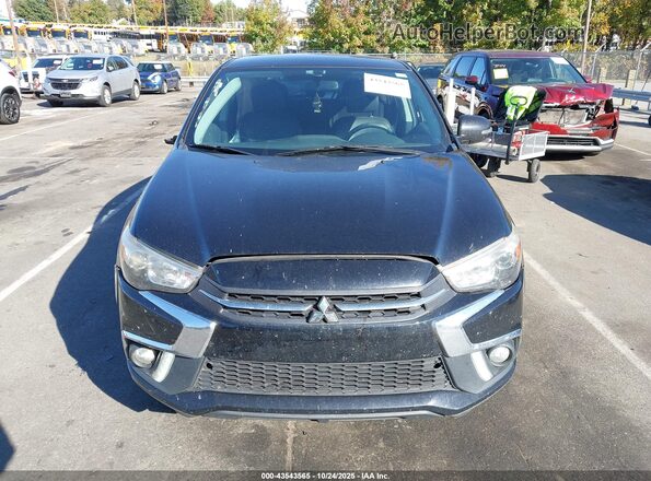 JA4AP3AW2JU012918 2018 MITSUBISHI OUTLANDER SPORT Black ხელსაწყოთა პანელის ხედი