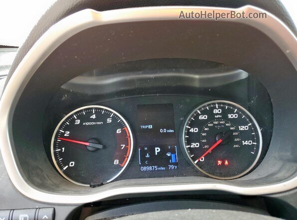 JA4AS3AA5LZ022772 2020 MITSUBISHI ECLIPSE Красный Вид щитка приборов