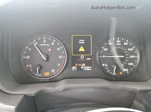 JF1GUABC3S8223627 2025 SUBARU IMPREZA Серебряный Вид щитка приборов