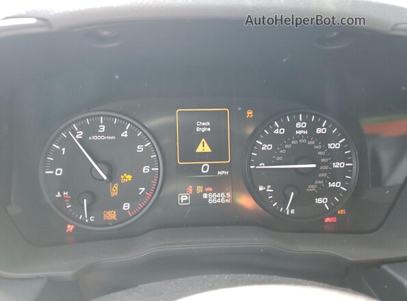 JF1GUABC8S8276274 2025 SUBARU IMPREZA Белый Вид щитка приборов