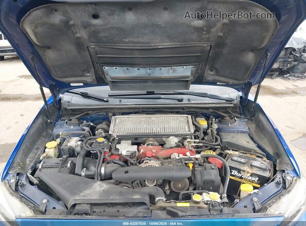 JF1VA2M68G9811439 2016 SUBARU WRX STI Синий Вид сзади