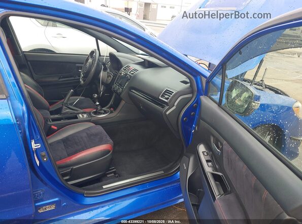 JF1VA2T65J9807504 2018 SUBARU WRX STI Синий Вид салона спереди