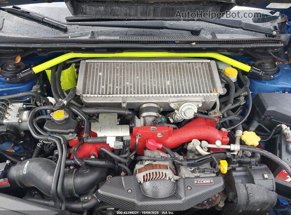 JF1VA2T65J9807504 2018 SUBARU WRX STI Синий Вид сзади
