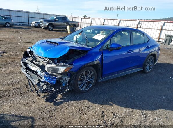 JF1VBAA67N9026435 2022 SUBARU WRX Синий Передняя левая четверть