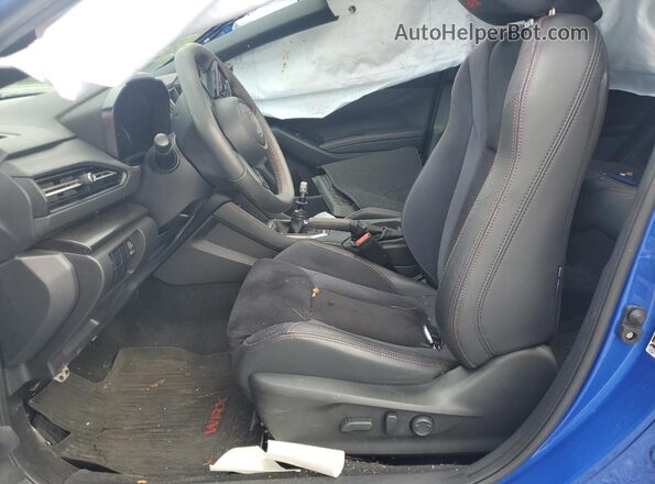 JF1VBAL65N9026687 2022 SUBARU WRX Blue Widok wnętrza z przodu
