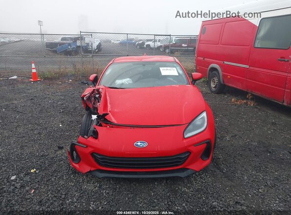 JF1ZDBB13P9706095 2023 SUBARU BRZ Red Vista del cuadro de instrumentos
