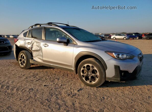 JF2GTAEC5NH276246 2022 SUBARU CROSSTREK Серебряный Передняя правая четверть