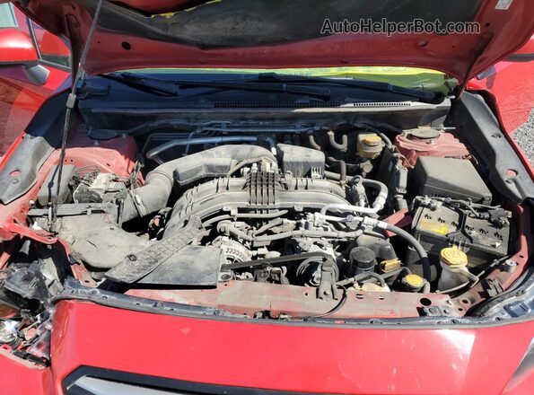 JF2GTAPC6L8268568 2020 SUBARU CROSSTREK Красный Вид подкапотного пространства