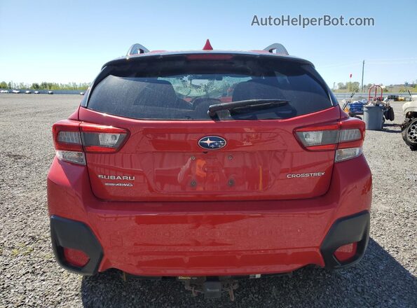 JF2GTAPC6L8268568 2020 SUBARU CROSSTREK Красный Вид сзади