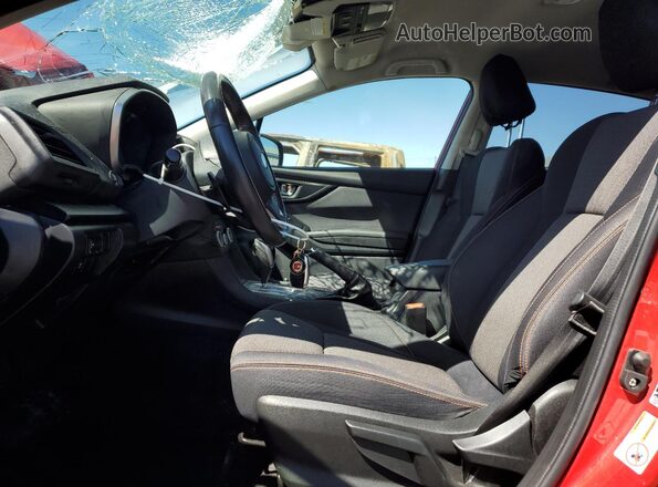 JF2GTAPC6L8268568 2020 SUBARU CROSSTREK Красный Вид салона спереди