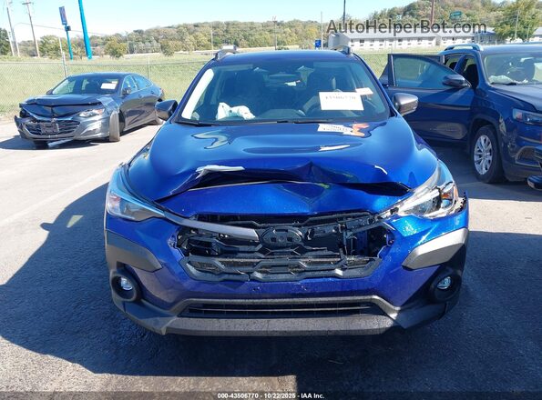 JF2GUHDC3SH257911 2025 SUBARU CROSSTREK Синий Вид щитка приборов