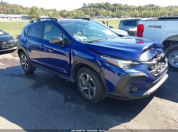 JF2GUHDC3SH257911 2025 SUBARU CROSSTREK Синий Передняя правая четверть