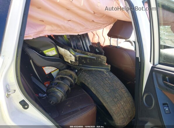 JF2SJAWC4JH494025 2018 SUBARU FORESTER 2.5I TO White Widok naklejki z numerem VIN