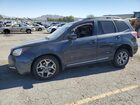 2018 Subaru Forester 2.5i Touring Gray vin: JF2SJAWCXJH523656