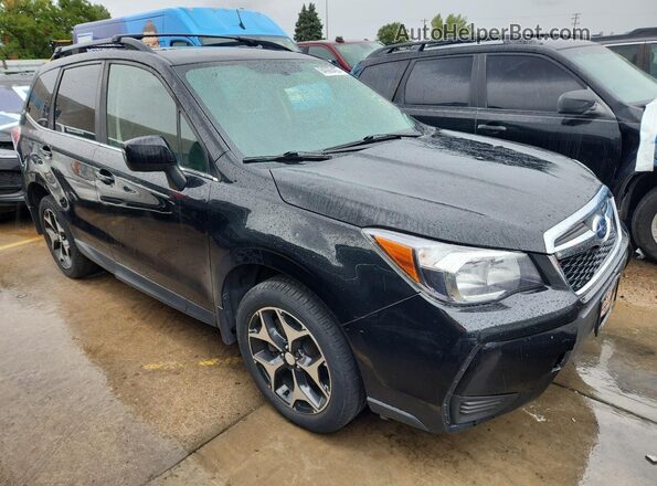 JF2SJGDC7GH461213 2016 SUBARU FORESTER2. Черный Передняя правая четверть