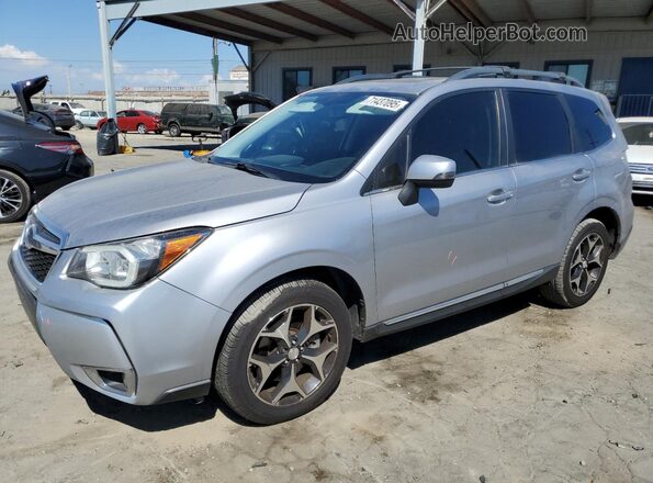 JF2SJGVC2GH473252 2016 SUBARU FORESTER2. Silver წინა მარცხენა ხედი სამი მეოთხედიდან