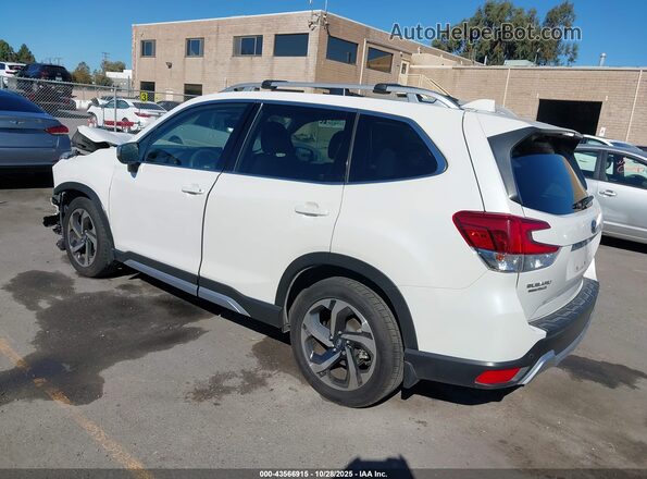 JF2SKARC5NH504222 2022 SUBARU FORESTER White Задня ліва чверть