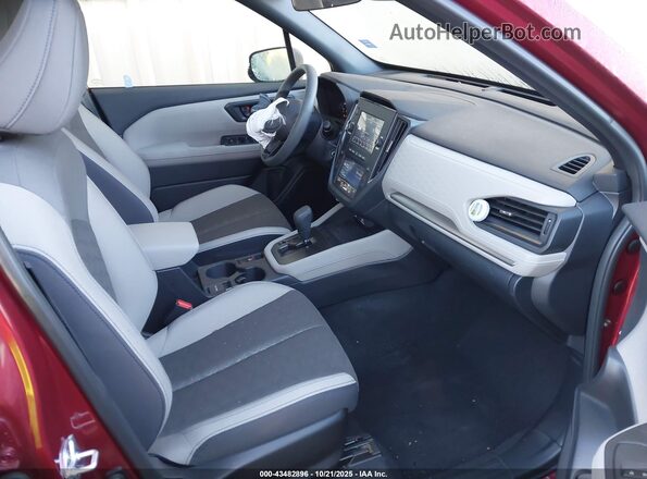 JF2SLDAC5SH405809 2025 SUBARU FORESTER Red Widok wnętrza z przodu