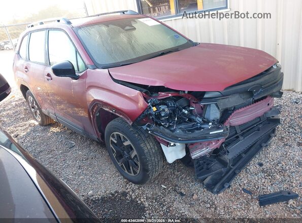 JF2SLDAC5SH405809 2025 SUBARU FORESTER Red Przód prawy
