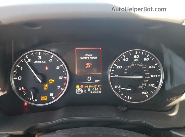 JF2SLDRC9SH443774 2025 SUBARU FORESTER White Вид щитка приладів