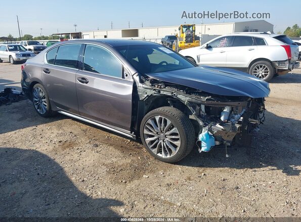 JH4KC1F52JC000606 2018 ACURA RLX Серый Передняя правая четверть