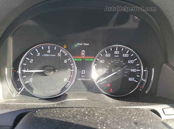 JH4KC1F92GC001573 2016 ACURA RLX Серый Вид щитка приборов