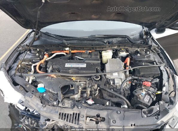 JHMCR6F53HC028196 2017 HONDA ACCORD HYBRID Черный Вид сзади