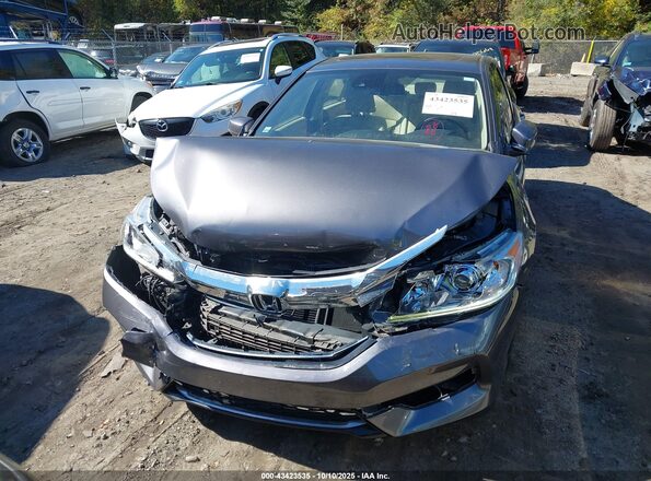 JHMCR6F54HC028529 2017 HONDA ACCORD HYBRID Gray Вид задньої частини салону