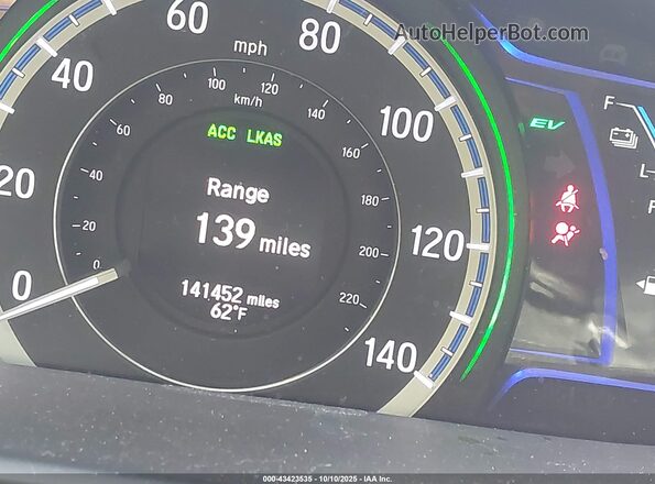 JHMCR6F54HC028529 2017 HONDA ACCORD HYBRID Gray Вид задніх сидінь