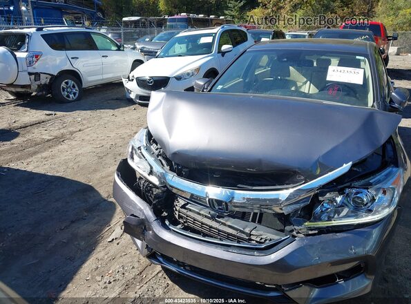 JHMCR6F54HC028529 2017 HONDA ACCORD HYBRID Gray Вид спереду