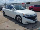 2017 Honda Accord Hybrid Ex-l White vin: JHMCR6F55HC018723