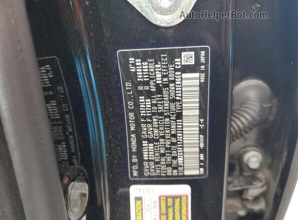 JHMZC5F11JC011633 2018 HONDA CLARITY Black Engine compartment view