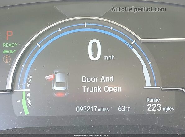 JHMZC5F32JC001355 2018 HONDA CLARITY PLUG-IN HYBRID Серебряный 