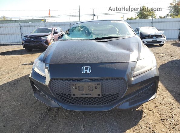 JHMZF1C41GS000452 2016 HONDA CR-Z Black Widok z przodu