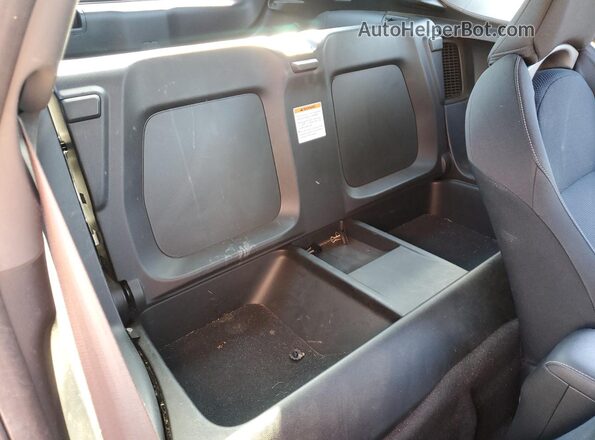 JHMZF1C41GS000452 2016 HONDA CR-Z Black Widok tylnych siedzeń