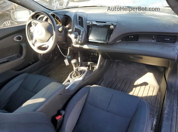 JHMZF1C41GS000452 2016 HONDA CR-Z Black Widok deski rozdzielczej