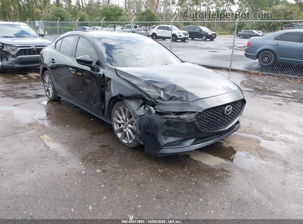 JM1BPABL7M1324225 2021 MAZDA 3 Черный Передняя правая четверть