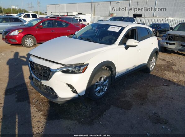 JM1DKDB75L1470178 2020 MAZDA CX-3 White Vista tres cuartos delantera izquierda