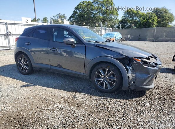 JM1DKDC74H0175018 2017 MAZDA CX-3 Серый Передняя правая четверть
