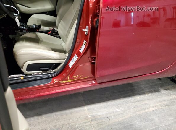 JM1GL1TY2J1319019 2018 MAZDA 6 Red ძრავის განყოფილების ხედი