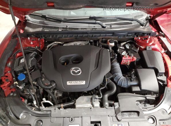 JM1GL1TY2J1319019 2018 MAZDA 6 Red უკანა სალონის ხედი