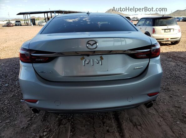 JM1GL1TY3J1307557 2018 MAZDA 6 Silver Հետևի տեսք