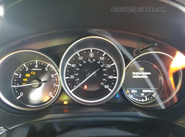 JM1GL1TY3J1307557 2018 MAZDA 6 Silver Սարքավորումների վահանակի տեսք