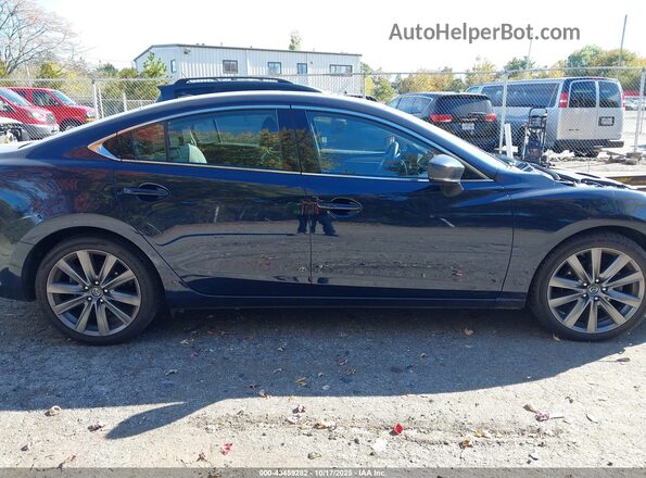 JM1GL1TY8J1330736 2018 MAZDA 6 Dark Blue Widok wnętrza z tyłu