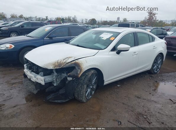 JM1GL1VM2L1514955 2020 MAZDA 6 Белый Передняя левая четверть