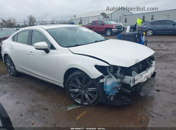 JM1GL1VM2L1514955 2020 MAZDA 6 Белый Передняя правая четверть