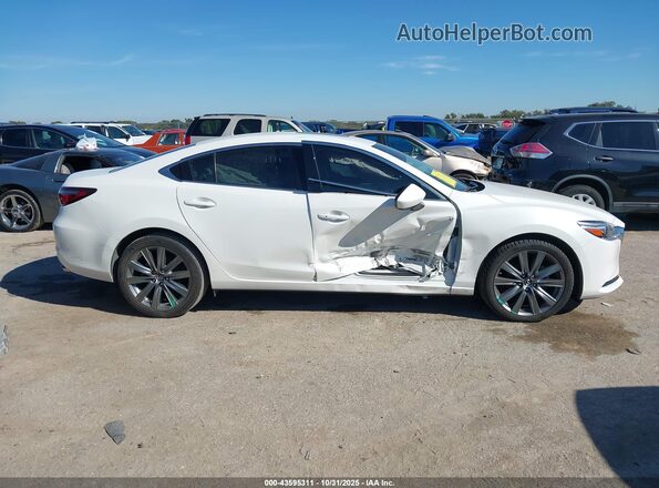 JM1GL1VM3L1524717 2020 MAZDA 6 White Widok wnętrza z tyłu